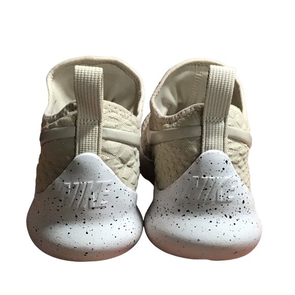 Nike Aptare Sneakers Womens Size 7 Cream Oatmeal White Black Speckles Laceless - Picture 4 of 9